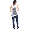 Gray cat Sleeveless Tunic View2