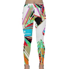 Colorful Big Bang Classic Yoga Leggings by Valentinaart