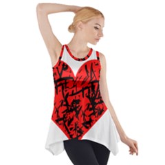 Valentine Hart Side Drop Tank Tunic by Valentinaart