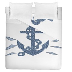 Anchor Pencil Drawing Art Duvet Cover Double Side (queen Size) by picsaspassion