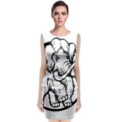 Mammoth Elephant Strong Classic Sleeveless Midi Dress by Amaryn4rt