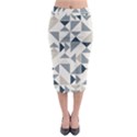 Geometric Triangle Modern Mosaic Midi Pencil Skirt View1