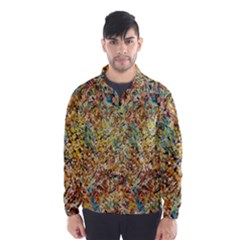 Art Modern Painting Acrylic Canvas Wind Breaker (men) by Amaryn4rt