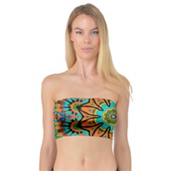 Color Abstract Pattern Structure Bandeau Top by Amaryn4rt