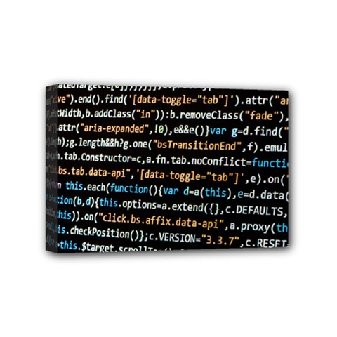 Close Up Code Coding Computer Mini Canvas 6  X 4  by Amaryn4rt