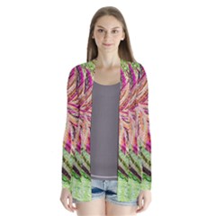 Colorful Design Acrylic Cardigans by Amaryn4rt