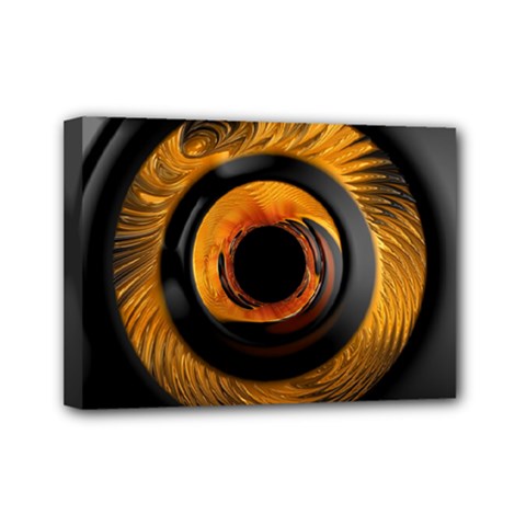 Fractal Mathematics Abstract Mini Canvas 7  X 5  by Amaryn4rt