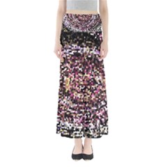 Mosaic Colorful Abstract Circular Maxi Skirts by Amaryn4rt