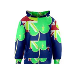 Irish Shamrock New Zealand Ireland Funny St Patrick Flag Kids  Pullover Hoodie by yoursparklingshop