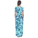 Blue light  Short Sleeve Maxi Dress View2