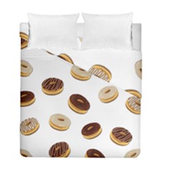 Donuts Pattern Duvet Cover Double Side (full/ Double Size) by Valentinaart