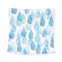 Rain Drops Square Tapestry (small) by Brittlevirginclothing