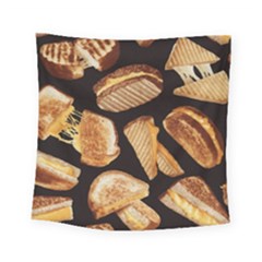 Delicious Snacks Square Tapestry (small) by Brittlevirginclothing