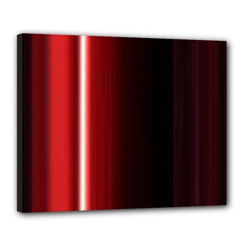 Black And Red Canvas 20  X 16  by Amaryn4rt