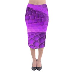 Circular Color Midi Pencil Skirt