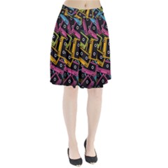 Type Pattern Pleated Skirt by Amaryn4rt