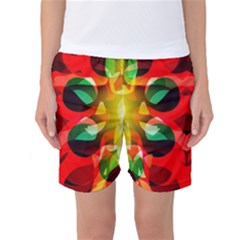 Abstract Digital Design Women s Basketball Shorts by Amaryn4rt