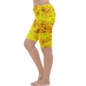 Yellow Abstract Background Cropped Leggings  View2