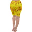 Yellow Abstract Background Cropped Leggings  View4