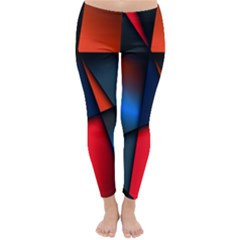 3d And Abstract Classic Winter Leggings by Nexatart