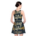 Christmas Gold Black Frame Noble Reversible Skater Dress View2