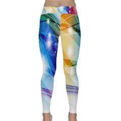 Colour Abstract Classic Yoga Leggings by Nexatart