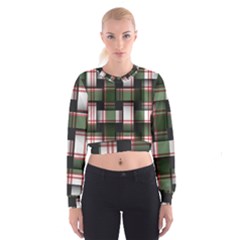 Hintergrund Tapete Women s Cropped Sweatshirt by Nexatart