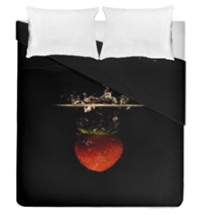 Strawberry Duvet Cover Double Side (queen Size) by Nexatart