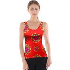 Geometric Circles Seamless Pattern Tank Top by Nexatart