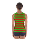 Pattern Lines Red Green Women s Sport Tank Top  View2