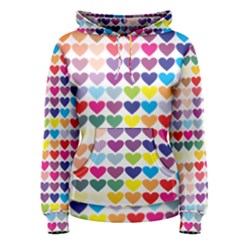 Heart Love Color Colorful Women s Pullover Hoodie by Nexatart