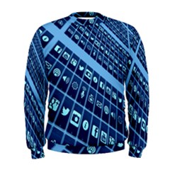 Mobile Phone Smartphone App Men s Sweatshirt by Nexatart