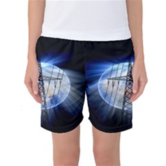 Energy Revolution Current Women s Basketball Shorts by Nexatart