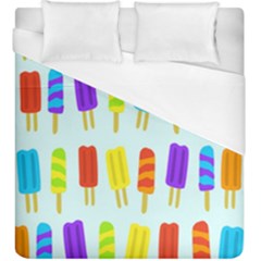 Food Pattern Duvet Cover (king Size) by Nexatart