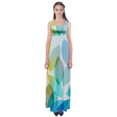 Rainbow Feather Empire Waist Maxi Dress by Brittlevirginclothing