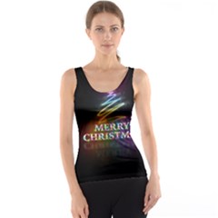 Merry Christmas Abstract Tank Top by Nexatart