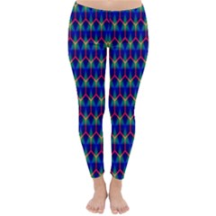 Honeycomb Fractal Art Classic Winter Leggings by Nexatart