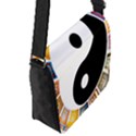 Yin Yang Eastern Asian Philosophy Flap Messenger Bag (S) View2