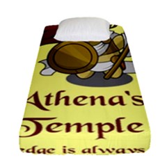 Athena s Temple Fitted Sheet (single Size) by athenastemple