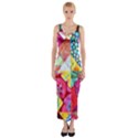 Colorful hipster classy Fitted Maxi Dress View1