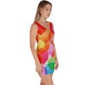 Rainbow balloon Sleeveless Bodycon Dress View3