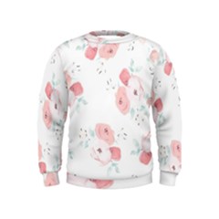 Lovely Flowers Kids  Sweatshirt by Brittlevirginclothing