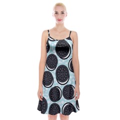 Cute Oreo Spaghetti Strap Velvet Dress by Brittlevirginclothing