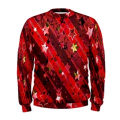 Advent Star Christmas Poinsettia Men s Sweatshirt by Nexatart