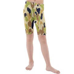 Army Camouflage Pattern Kids  Mid Length Swim Shorts by Nexatart