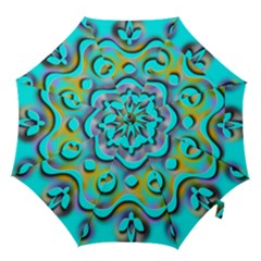 Background Braid Fantasy Blue Hook Handle Umbrellas (medium) by Nexatart