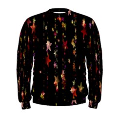 Christmas Star Advent Golden Men s Sweatshirt by Nexatart