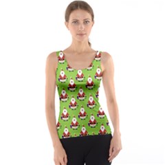 Christmas Santa Santa Claus Tank Top by Nexatart