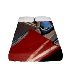 Classic Car Design Vintage Restored Fitted Sheet (full/ Double Size) by Nexatart