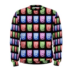 Email At Internet Computer Web Men s Sweatshirt by Nexatart